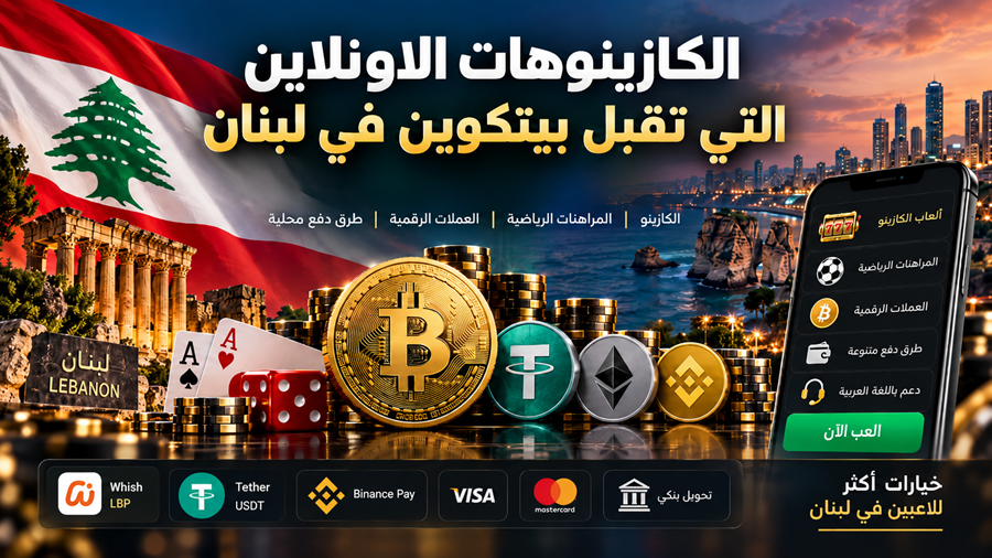 أفضل الكازينوهات الاونلاين التي تقبل بيتكوين في لبنان